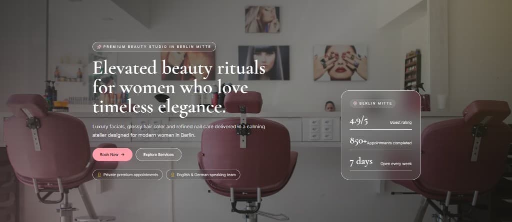 Maison Liora desktop preview